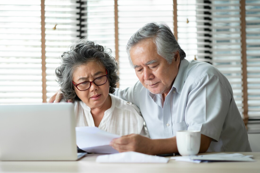 Elder Couple on Laptop