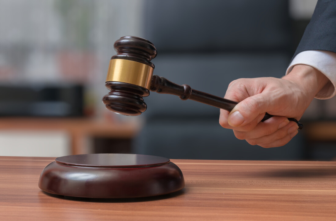 Hand Holding Gavel