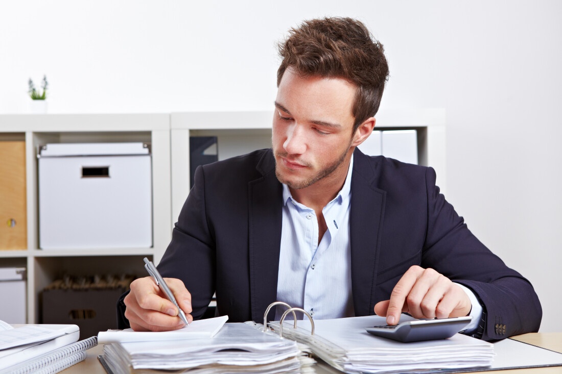 Man at Desk